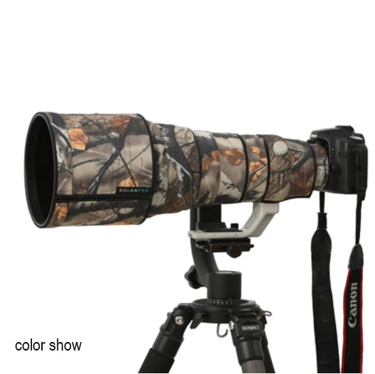 ROLANPRO Waterproof Lens Camouflage Coat for Canon EF 400mm F/2.8 L IS III USM Lens Protective Cover Guns Case Photography Cover No.1 cotton