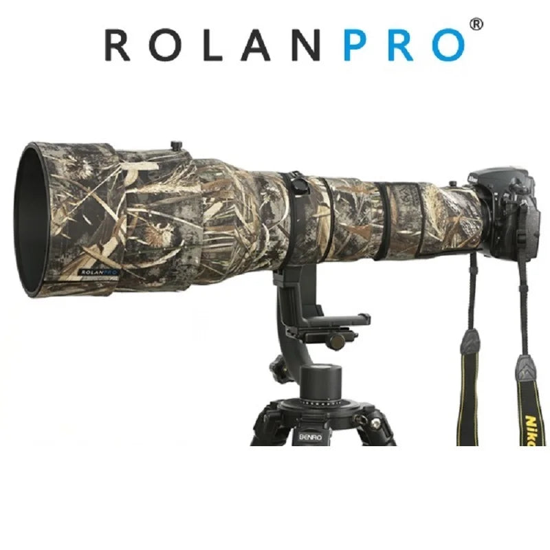 ROLANPRO Waterproof Lens Camouflage Coat for Nikon AF-S 600mm f/4G ED VR Lens Protection Sleeve Nikon 600F4G Lens Cover