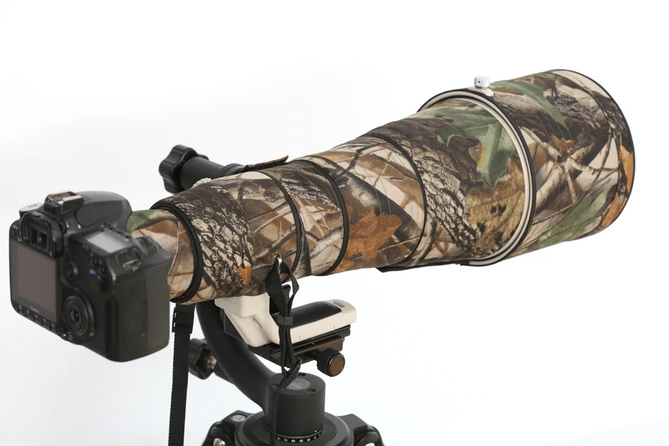ROLANPRO Lens Camouflage Coat for Canon EF 600mm F/4 L IS II USM Lens Protective Sleeve Guns Case Lens Cover Camera Bag dslr