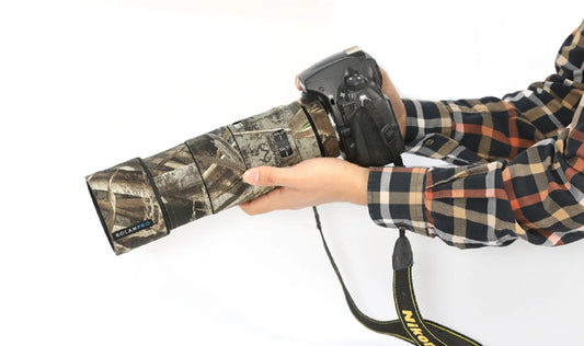 ROLANPRO Waterproof Lens Cover for Nikon AF-S 300mm F/4D ED Camouflage Coat lens Sleeve Guns Case DSLR