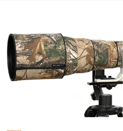 ROLANPRO Lens Camouflage Coat Rain Cover for Canon EF 500mm F/4.5 L USM Lens Protective Sleeve Case Guns Protector DSLR Outdoor No. 3 cotton China Mainland