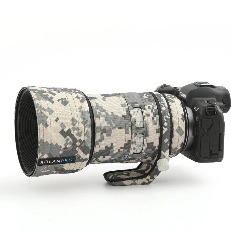 ROLANPRO Waterproof Lens Coat for Canon RF 70-200mm F2.8 L IS USM Rain Cover Lens Sleeve Guns Case for CANON RF 70 200 Camo UCP Waterproof China Mainland
