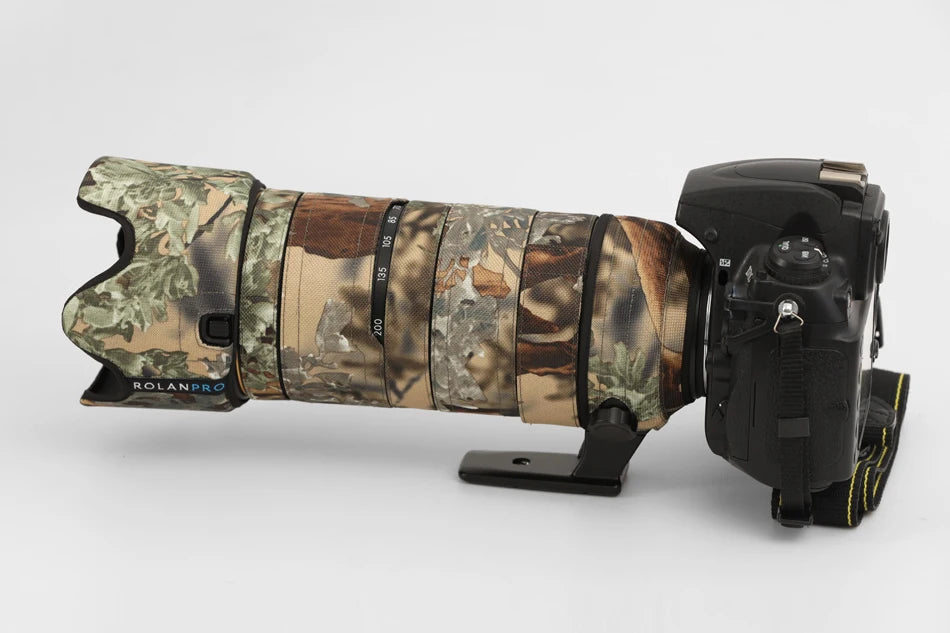 ROLANPRO Waterproof Lens Camo Coat for Nikkor Nikon AF-S 70-200mm f/2.8E FL ED VR lens Protective Sleeve Case Lenses&Accessories Green J Waterproof China Mainland