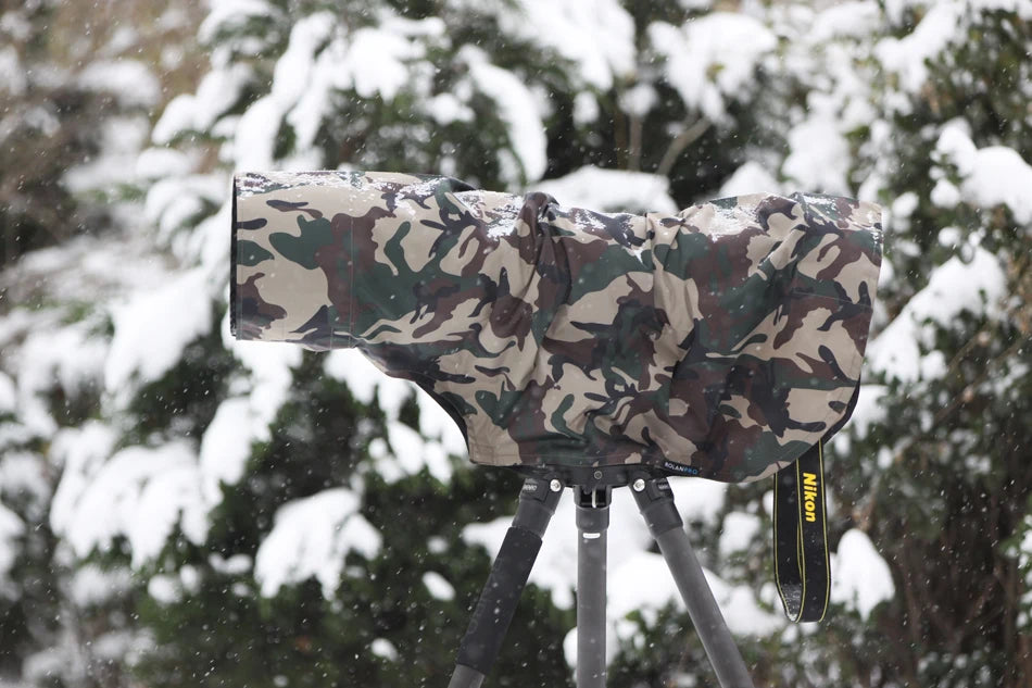 ROLANPRO Rain Cover Raincoat XS Size for SIGMA 150-600mm F5-6.3 DG OS HSM Contemporary Telephoto lens Army Green Camouflage