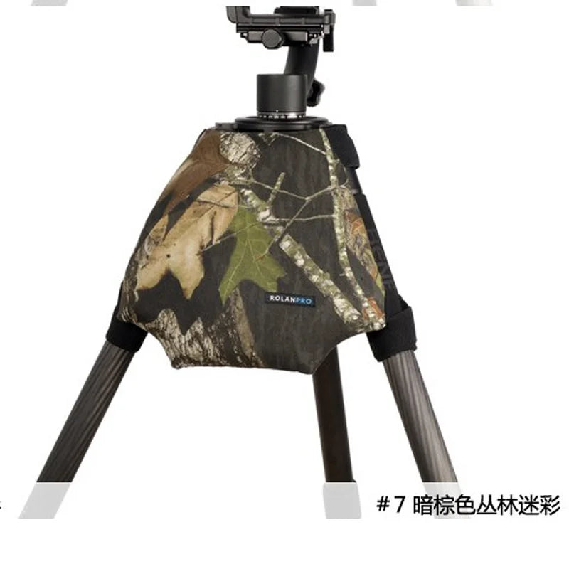 ROLANPRO Camera Camouflage Rain Cover Raincoat for Universal Tripod Shoulder Pads Camera Guns Clothing LEOFOTO Gitzo Benro