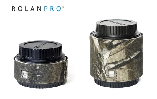 ROLANPRO Camera Lens Camouflage Rain Cover Barlow Cover for Canon DSLR Camera Barlow 1.4XIII , 2.0X Camera Barlow Sleeve China Mainland