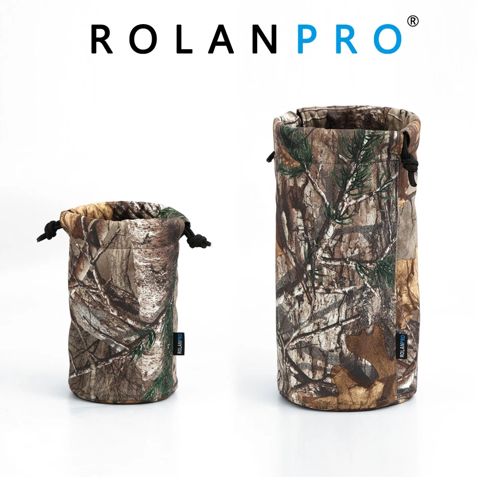 ROLANPRO Lens Bag Storage Bag Liner Bag For Canon Nikon Sony Sigma Tamron Olympus Fujifilm Lens DSLR Camera Lens China Mainland