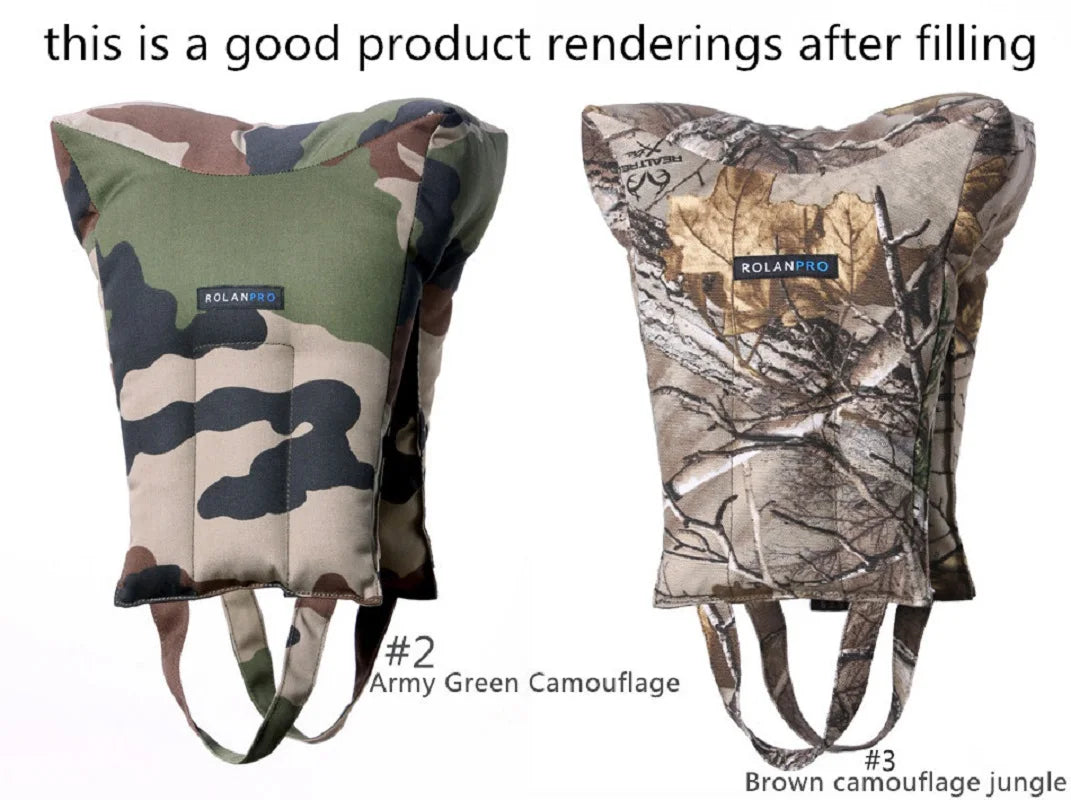 ROLANPRO Portable Cool Camouflage Wildlife Bird Watching Photography Bag For Hunting Animal Photo Shooting Camera Bean Bags