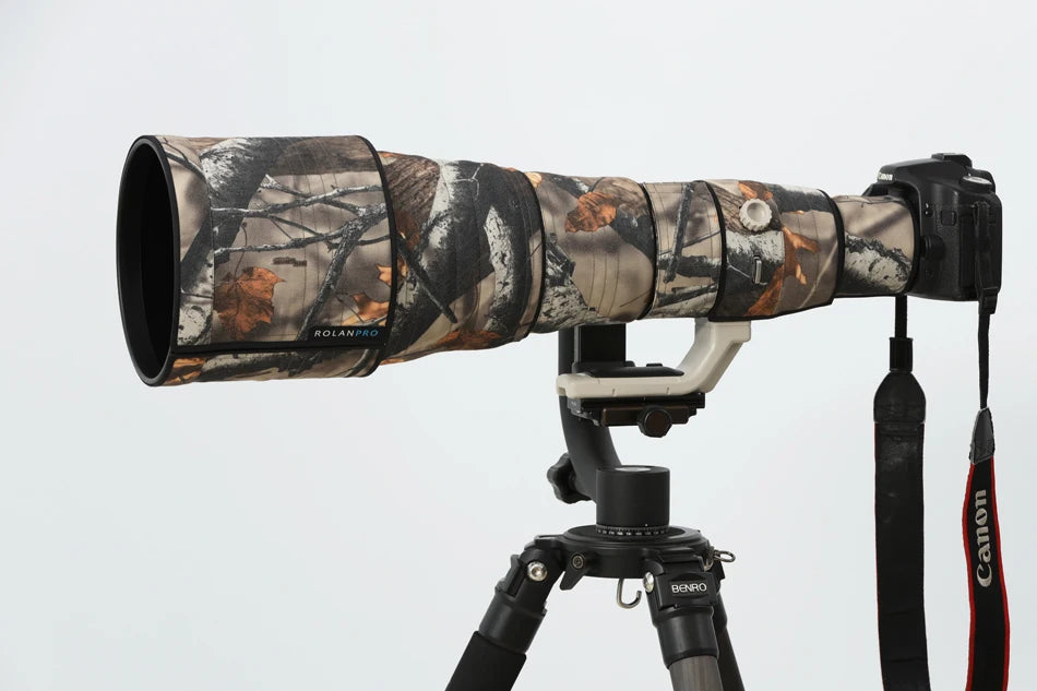 ROLANPRO Lens Camouflage Coat for Canon EF 800mm F/5.6 L IS USM Lens Protective Sleeve Guns Case Canon 800 f5.6 Coat Backpack No.1 cotton China Mainland