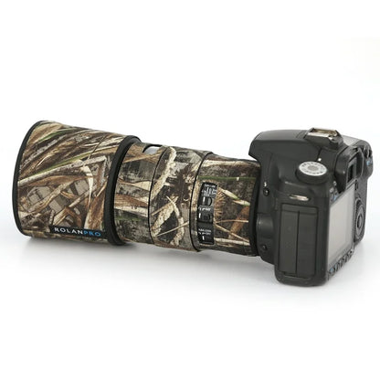 ROLANPRO Lens Cover for Canon EF 100mm f2.8L IS USM Camouflage Rain Cover Lens Sleeve Guns Case Photography Clothing