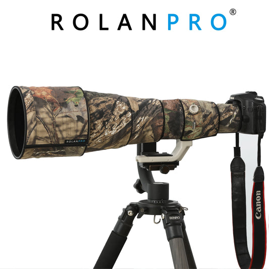 ROLANPRO Lens Camouflagt Coat for Canon EF 800mm F/5.6 L IS USM Lens Protective Sleeve Guns Case Canon 800 f5.6 Coat Backpack