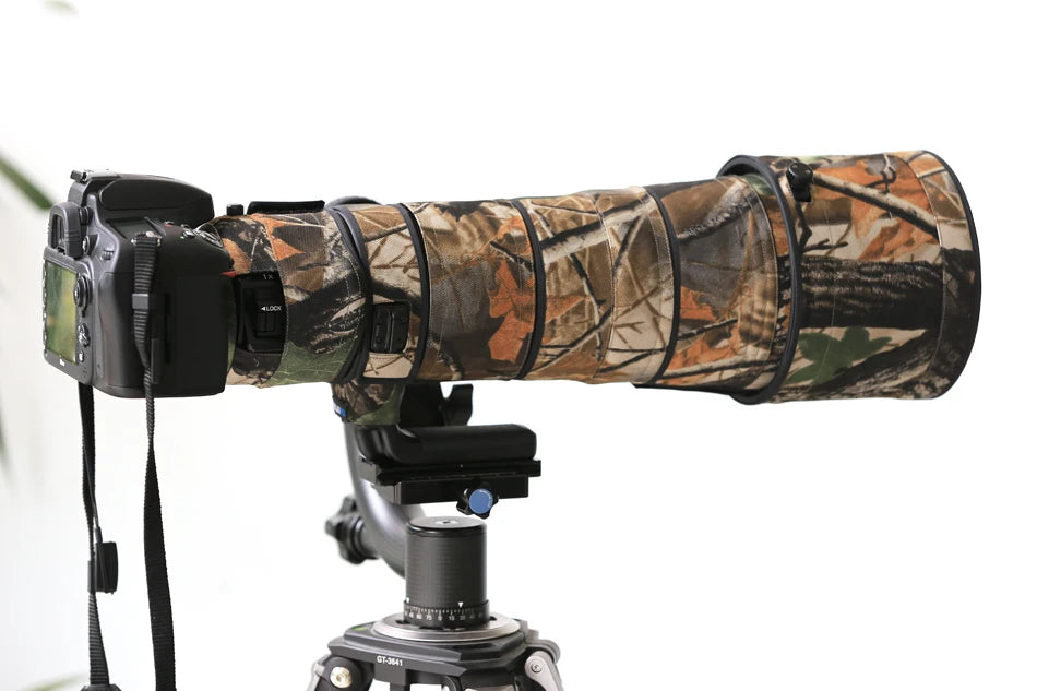 ROLANPRO Waterproof Lens Camouflage Coat for Nikon AF-S 180-400mm F/4E TC1.4 FL ED VR Lens Cover Guns Case Protective Seelve Cas