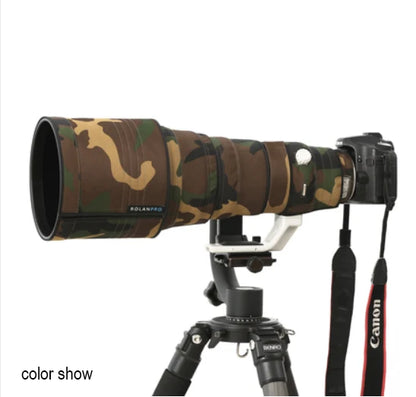 ROLANPRO Lens Camouflage Coat for Canon EF 400mm F/2.8 L USM Without Image Stabilization I Generation DSLR Camera Bag No.6 Waterproof China Mainland