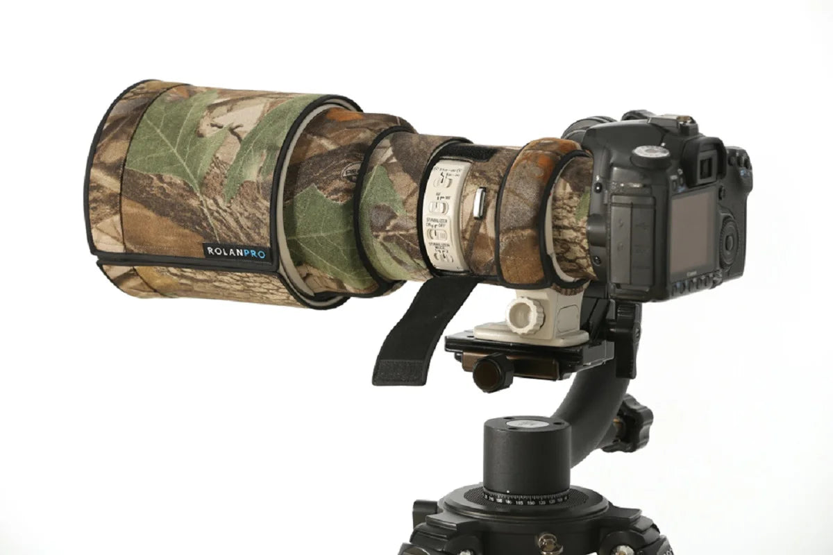 ROLANPRO Lens Camouflage Coat for Canon EF 400mm f/4 DO IS USM Lens Clothing Rain Cover Lens SLR Guns Case Sleeve
