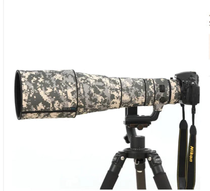 ROLANPRO Waterproof Lens Camouflage Coat for Nikon AF-S 600mm f/4G ED VR Lens Protection Sleeve Nikon 600F4G Lens Cover UCP Waterproof