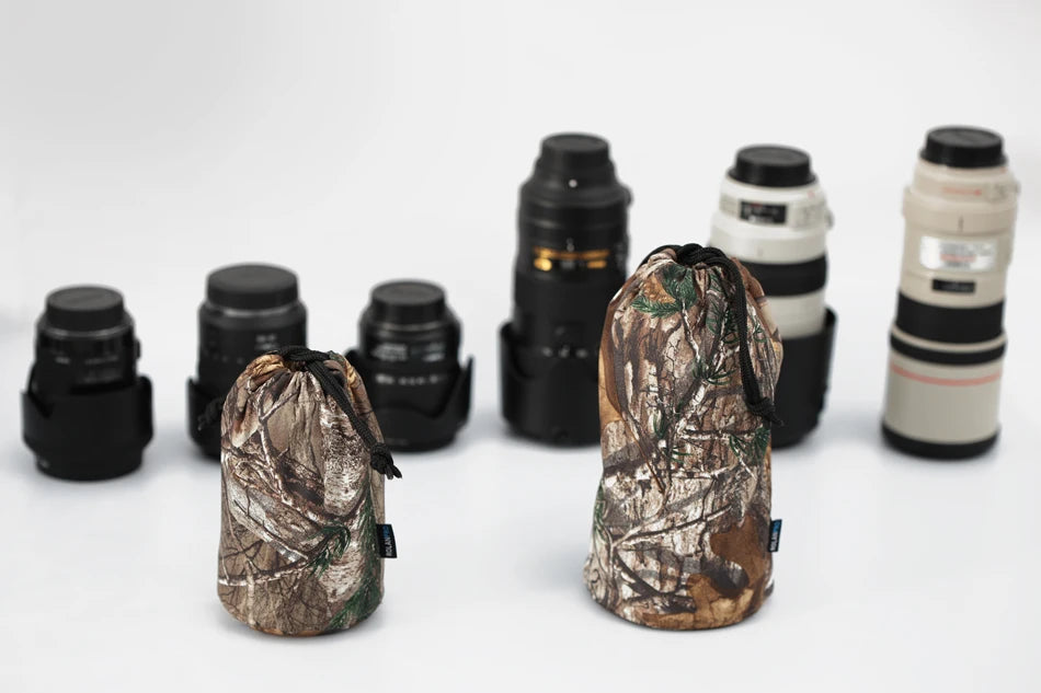 ROLANPRO Lens Bag Storage Bag Liner Bag For Canon Nikon Sony Sigma Tamron Olympus Fujifilm Lens DSLR Camera Lens