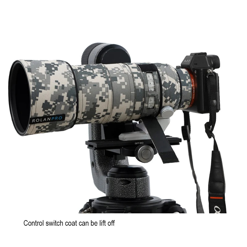 ROLANPRO Waterproof Lens Coat for Sony FE 70-200mm F/2.8 GM OSS II Clothing SEL70200GM2 Lens Protective Case Guns Rian Cover