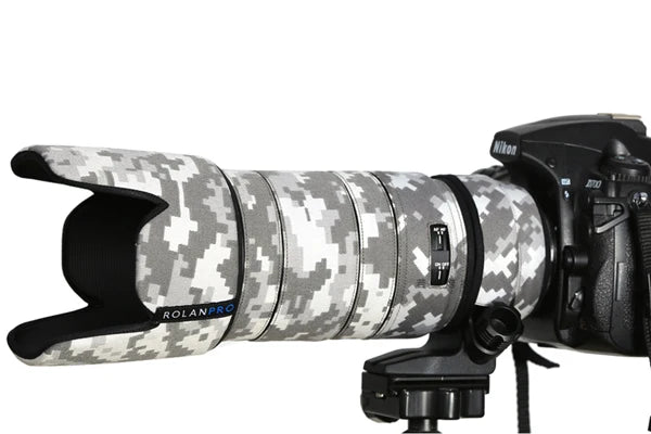 ROLANPRO Lens Coat for Tamron SP 70-200mm F2.8 VC Di USD (A009) Camouflage Lens Clothing Rain Cover Lens Case Gray digital