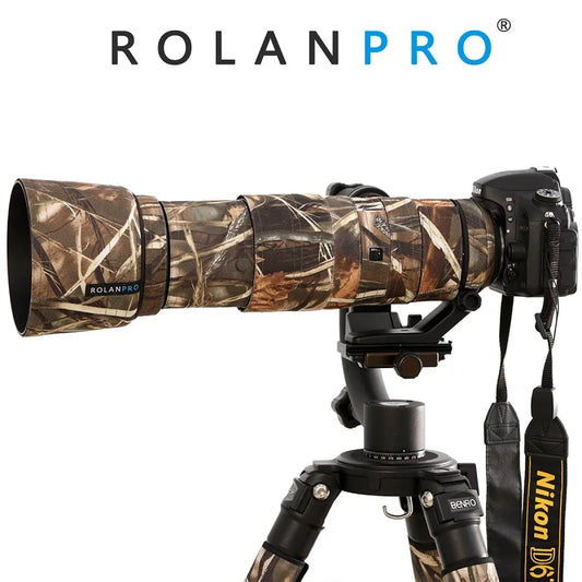 ROLANPRO Lens Coat for Nikon AF-S 200-500mm f/5.6E ED VR Lens Cover Rain Cover Guns Case Protective Sleeve Nikon 200 500mm Cloth