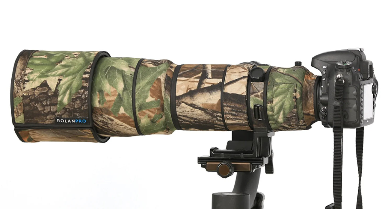 ROLANPRO Waterproof Lens Camouflage Coat for Nikkor Nikon AF-S VR 200-400mm f/4G ED VRLens Cover Lens Protective Sleeve Case