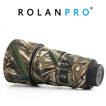 ROLANPRO Lens Cover for Nikon AF-S 300mm F4E PF ED VR Lens Protective Sleeve Camouflage Guns Case Nikon 300mm f4 Lens Coat