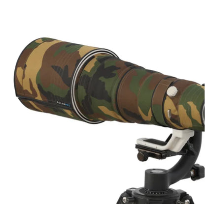 ROLANPRO Lens Cover for Canon EF 200-400mm f/4L IS USM Extender 1.4X Camouflage Coat Clothing Rain Cover Lens Sleeve Guns Case No.6 Waterproof
