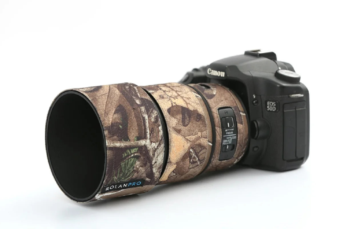 ROLANPRO Lens Coat for SIGMA 135mm F1.8 DG ART Camouflage Rain Cover Lens Protective Sleeve Guns Case Photography Clothing