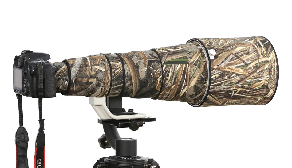 ROLANPRO Lens Camouflage Coat for Canon EF 600mm F/4 L IS II USM Lens Protective Sleeve Guns Case Lens Cover Camera Bag dslr