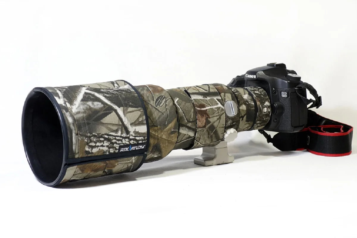 ROLANPRO Camera Lens Cover for Canon EF 300mm f/2.8 L USM Nylon Camouflage Lens Clothing Rain Cover Lens Sleeve Guns Case