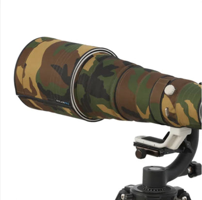 ROLANPRO Waterproof Lens Camo Cover for Canon EF 600mm F/4 L IS III USM Coat Photography Protective Sleeve Guns Case Canon 600mm No.6 Waterproof China Mainland