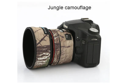 ROLANPRO Lens Camouflage Coat for Canon EF 50mm f1.2L USM Rain Cover Lens Protective Sleeve Guns Case Photography Clothing Jungle Waterproof China Mainland
