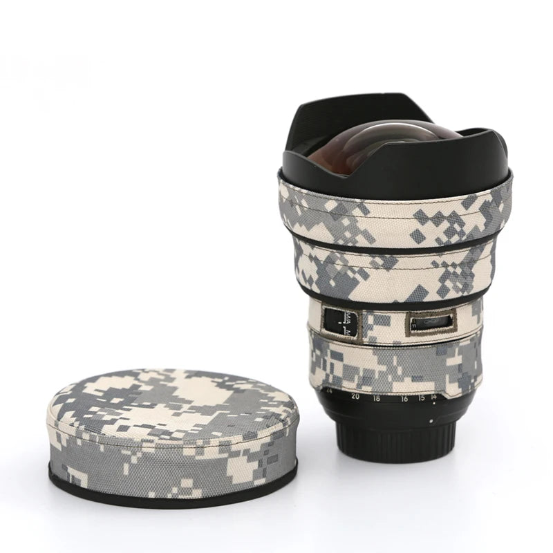 ROLANPRO Lens Coat for Nikon AFS 14-24mm F/2.8G ED Camouflage Rain Cover Lens Sleeve Guns Clothing Photography Case UCP waterproof China Mainland