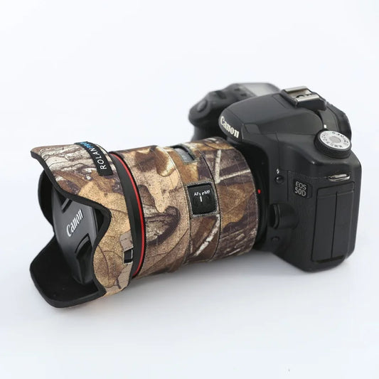 ROLANPRO Lens Camouflage Coat for Canon EF 24-70mm F/2.8L USM Rain Cover Lens Protective Sleeve for 24-70mm F/2.8L II USM