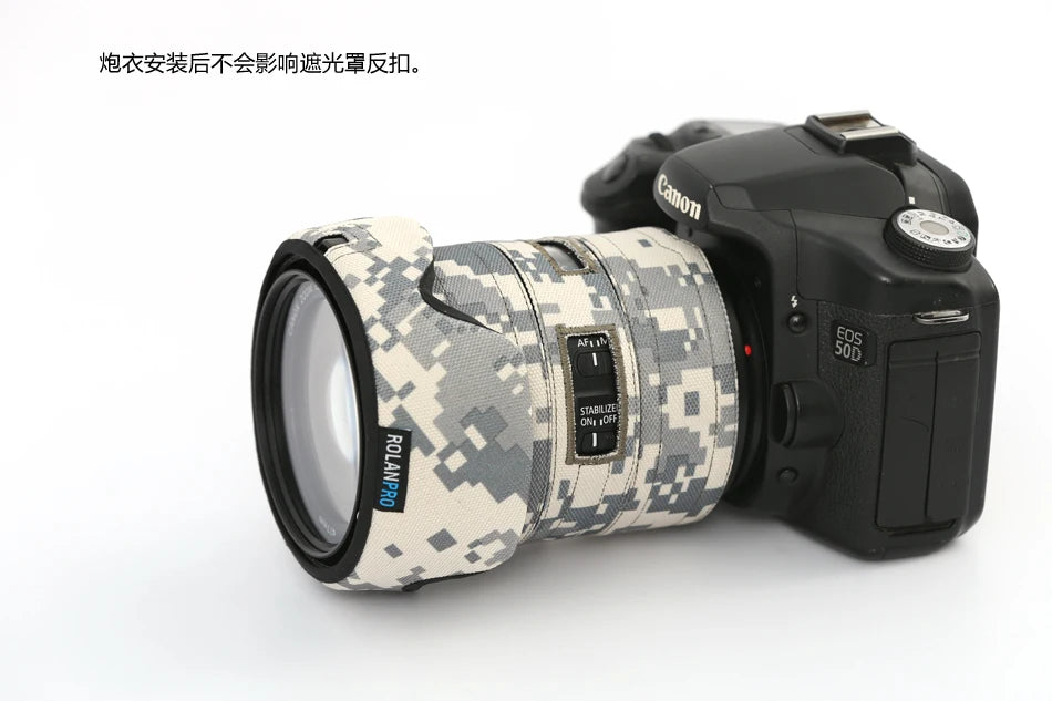 ROLANPRO Waterproof Lens Coat for Canon EF 24-105mm f4L IS II USM Lens Sleeve Guns Case Photography Accessories Cover UCP Waterproof China Mainland