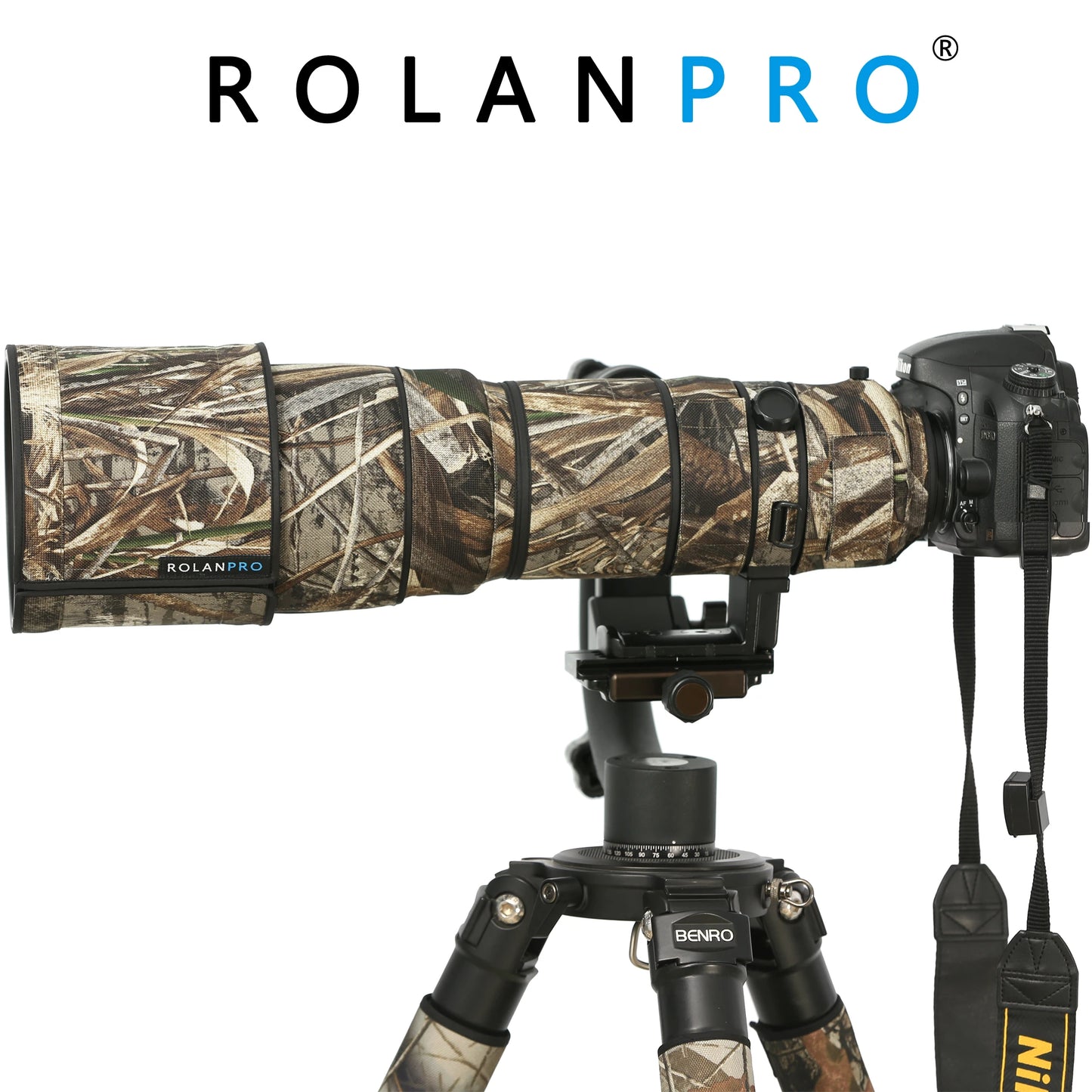 ROLANPRO Waterproof Lens Camouflage Coat for Nikkor Nikon AF-S VR 200-400mm f/4G ED VRLens Cover Lens Protective Sleeve Case