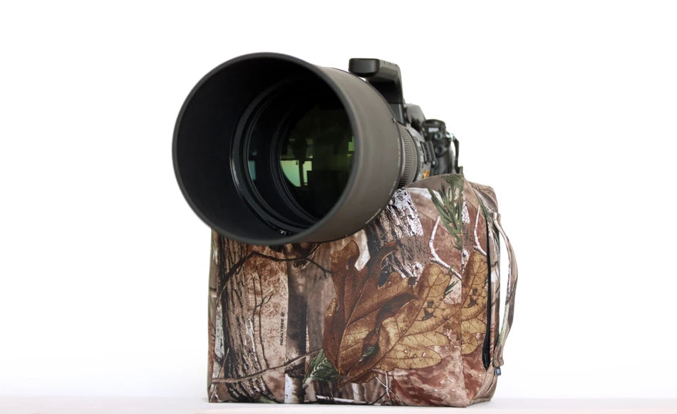 ROLANPRO Nylon Waterproof Light Weight Bean Bag Pillow for Camera Guns Lens Camouflage Macro Bean Bag Outdoor Shooting Empty RO