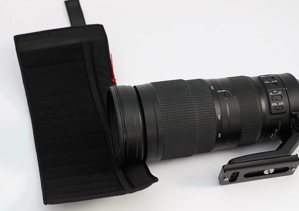 ROLANPRO Lens Hood Telephoto Lens Folding Hood Custom Made for Nikon AF-S 200-500mm f/5.6E ED VR Only for Nikon 200-500 f5.6