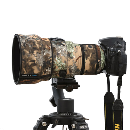 ROLANPRO Waterproof Lens Camo Coat for Nikon AF-S 200mm f/2G ED VR I and II Generations Lens Protective Sleeve Case Lens Cover