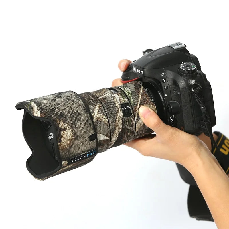 ROLANPRO Waterproof Lens Coat for Nikon AFS 24-70mm F2.8G Lens Protective Sleeve Guns Cover Protection Case Clothing DSLR