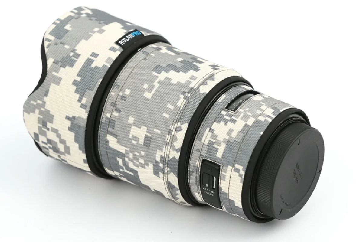 ROLANPRO Lens Coat for SIGMA 85mm F/1.4 DG ART Camouflage Rain Cover Lens Sleeve Guns Case Photography Accessories Clothing