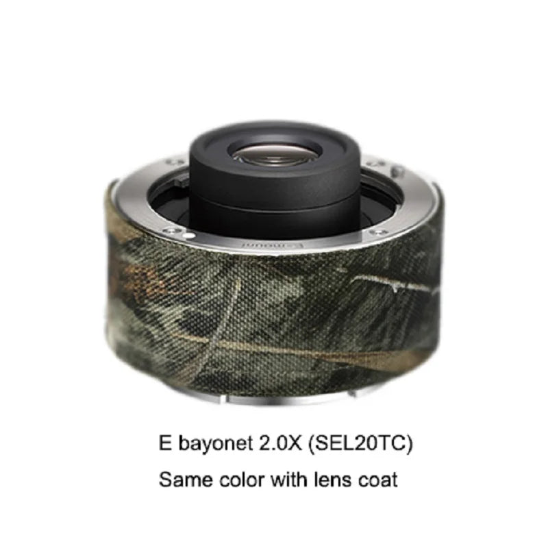 ROLANPRO Camera Lens Camouflage Rain Cover for Sony E bayonet 1.4X (SEL14TC), Sony E bayonet 2.0X (SEL20TC) Barlow Guns Clothing