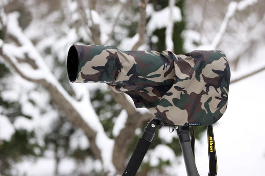 ROLANPRO M Rain Cover Raincoat for Nikon AF-S 200-500mm, Canon RF 100-300mm F2.8, Canon RF 200-800mm F 6.3-9 IS USM Rainproof