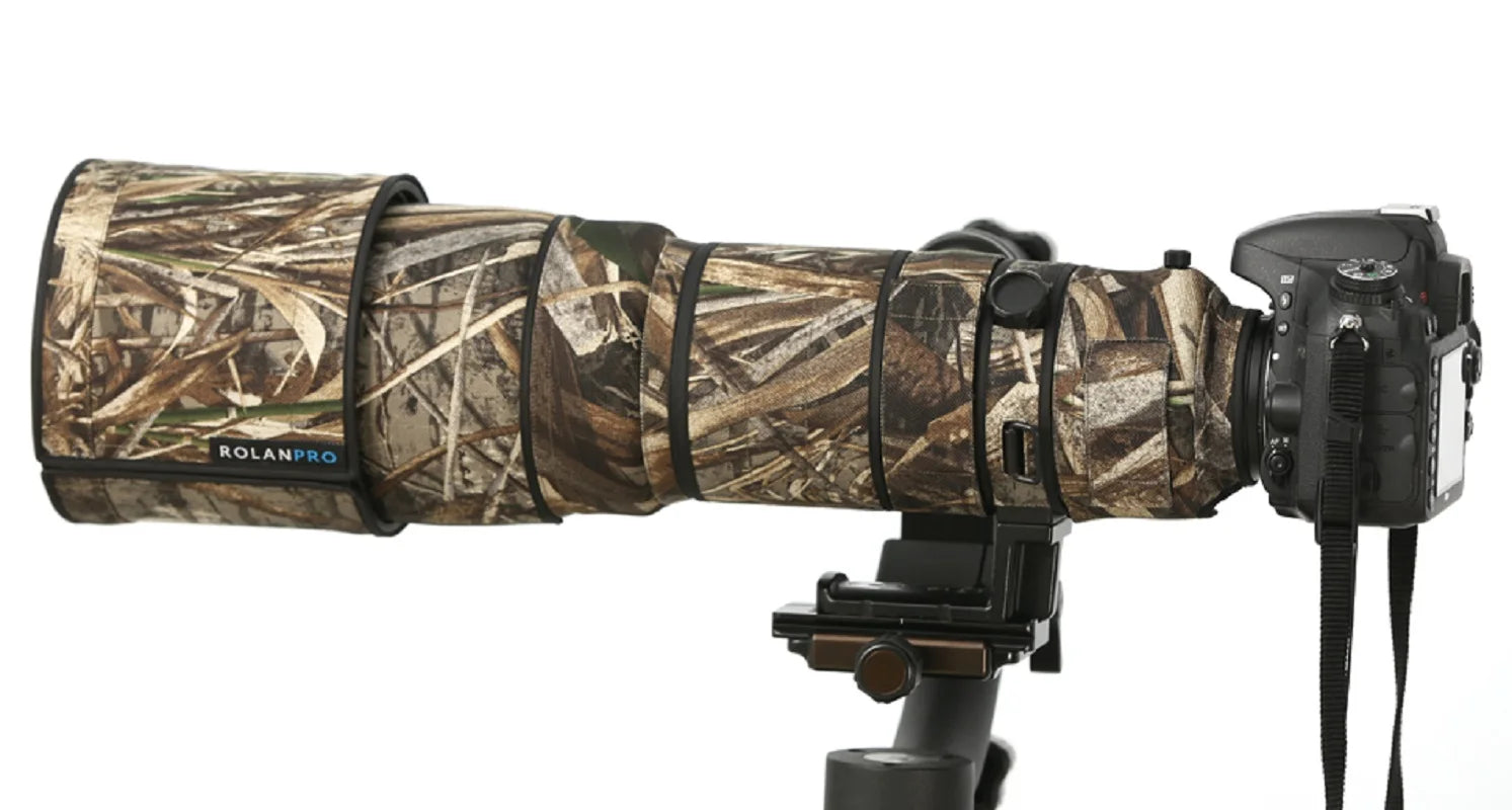 ROLANPRO Waterproof Lens Camouflage Coat for Nikkor Nikon AF-S VR 200-400mm f/4G ED VRLens Cover Lens Protective Sleeve Case
