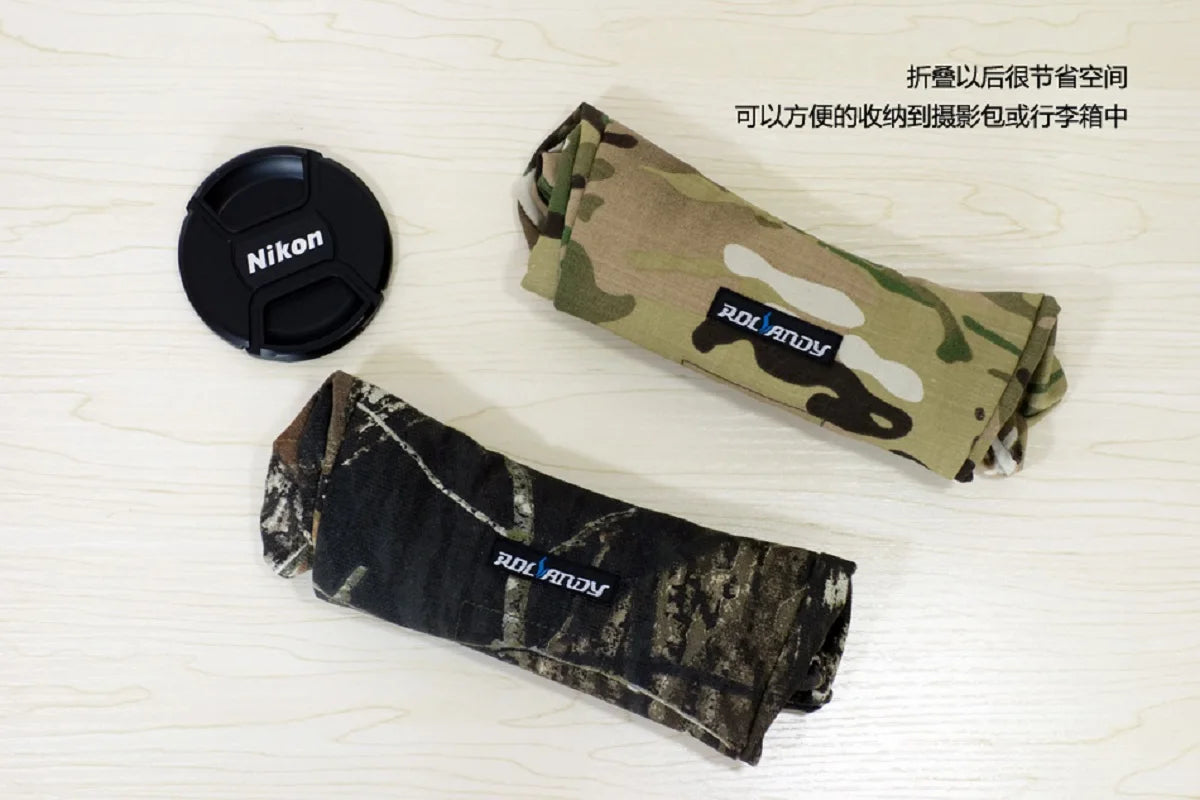 ROLANPRO Portable Cool Camouflage Wildlife Bird Watching Photography Bag For Hunting Animal Photo Shooting Camera Bean Bags