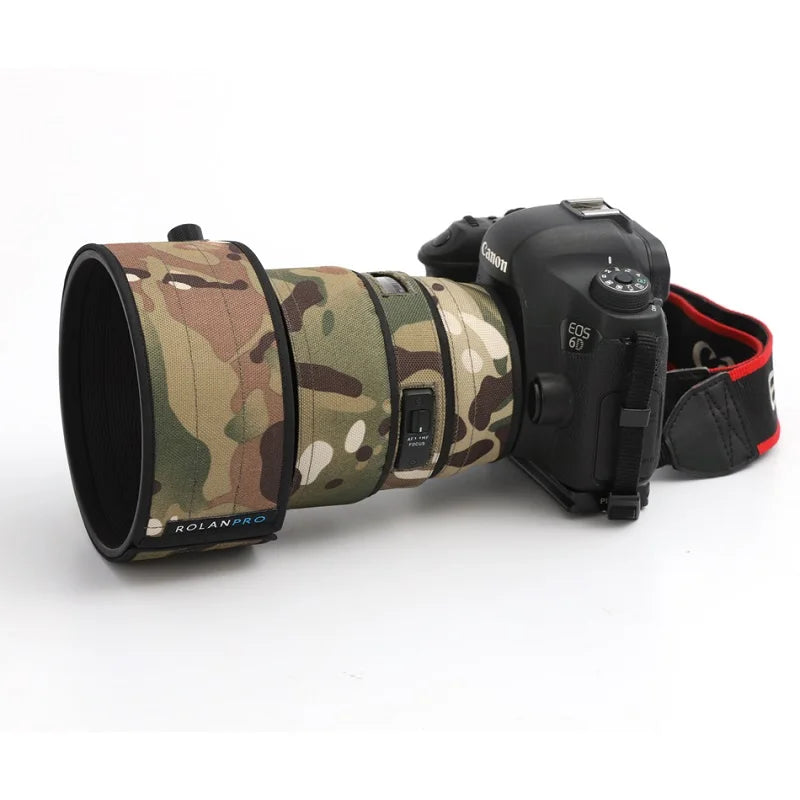 ROLANPRO Waterproof Lens Coat for Sigma 105mm F1.4 ART Rain Cover Lens Protective Sleeve Guns Clothing Photography Case