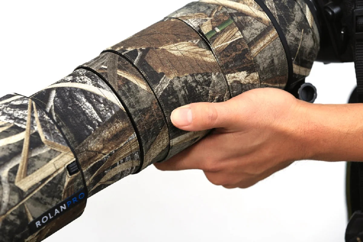 ROLANPRO Waterproof Lens Camouflag Coat for Nikon AFS 80-400mm F4.5-5.6 G ED VR Lens Cover Case Protective Sleeve Rain Cover