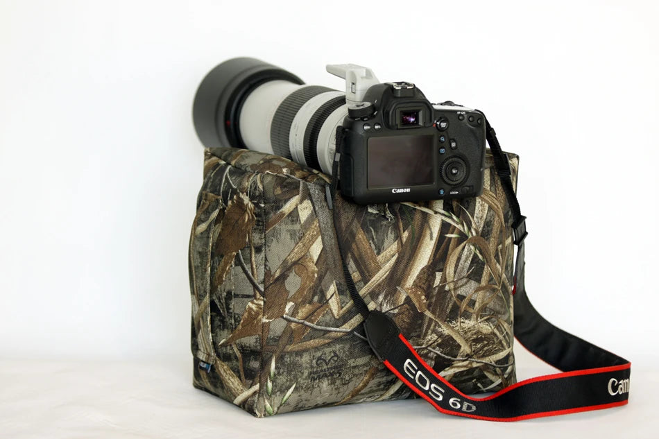 ROLANPRO Nylon Waterproof Light Weight Bean Bag Pillow for Camera Guns Lens Camouflage Macro Bean Bag Outdoor Shooting Empty RO