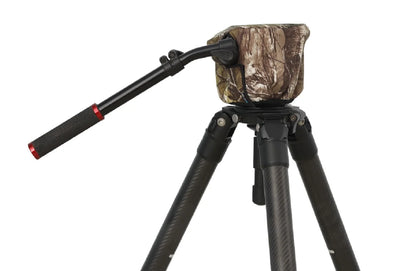 ROLANPRO Rain Cover Raincoat Camouflage Coat for Manfrotto 504HD 502HD Fluid Head Hydraulic Tripod Head