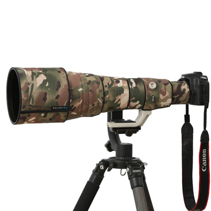 ROLANPRO Lens Camouflage Coat for Canon EF 800mm F/5.6 L IS USM Lens Protective Sleeve Guns Case Canon 800 f5.6 Coat Backpack