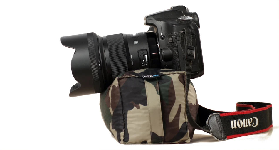 ROLANPRO Mini Light Weight Bean Bag for Photography Camouflage Bag Macro Bean Bag for Outdoor Photography